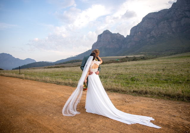 Marie & Henri's wedding at Boschendal